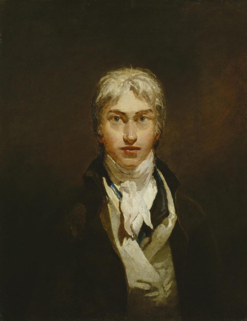 Rain Steam and Speed: J. M. W. Turner, Self Portrait, ca 1799, Tate Britain, London, UK.
