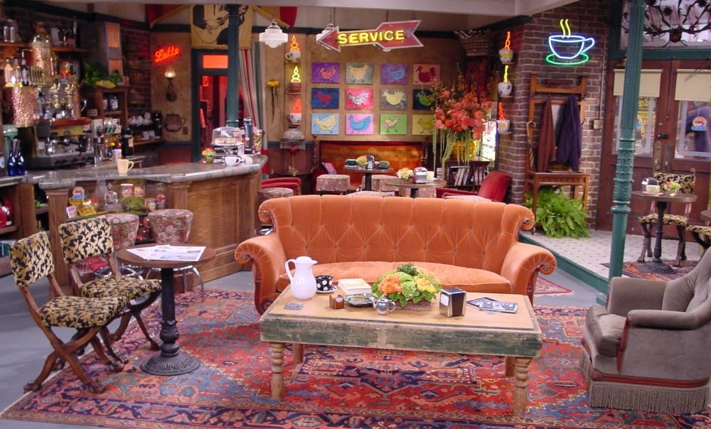 Art in Friends: Central Perk at Warner Bros Studios, in Los Angeles, California.