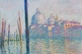 Venice in art: Claude Monet, Grand Canal, Venice, 1908, Museum of Fine Arts,Boston