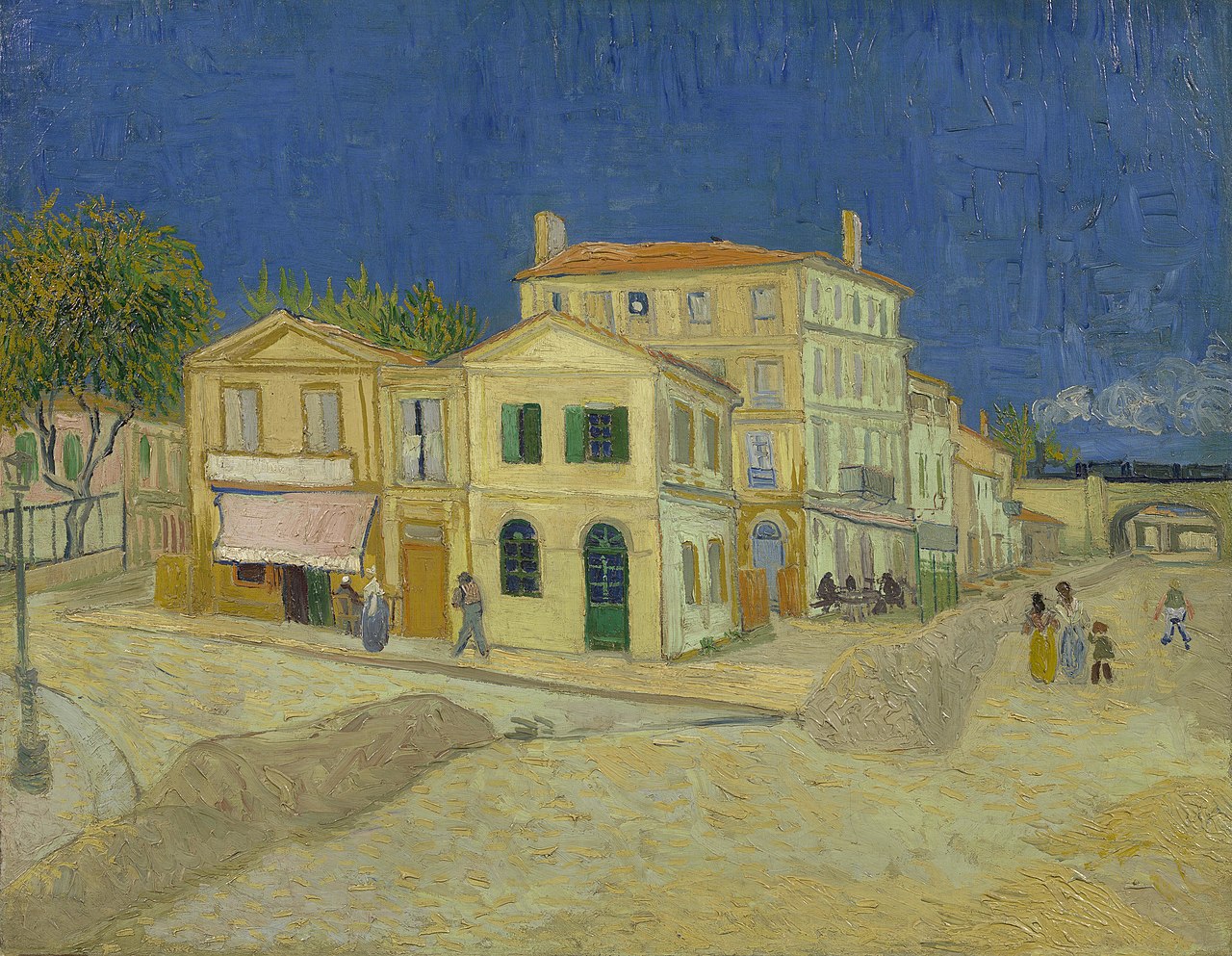 Vincent van Gogh, The Yellow House (The Street), September 1888, Van Gogh Museum, Amsterdam, Netherlands.