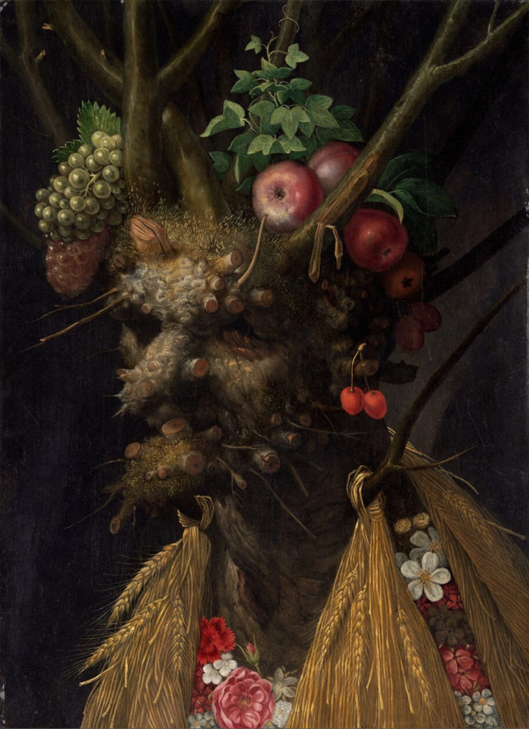 Arcimboldo Four Seasons in One head