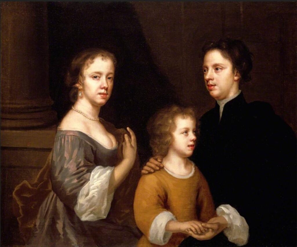 mary beale young bacchus: Mary Beale, Self-Portrait with Husband and Son, c. 1659–1660, Museum of the Home, London, UK.
