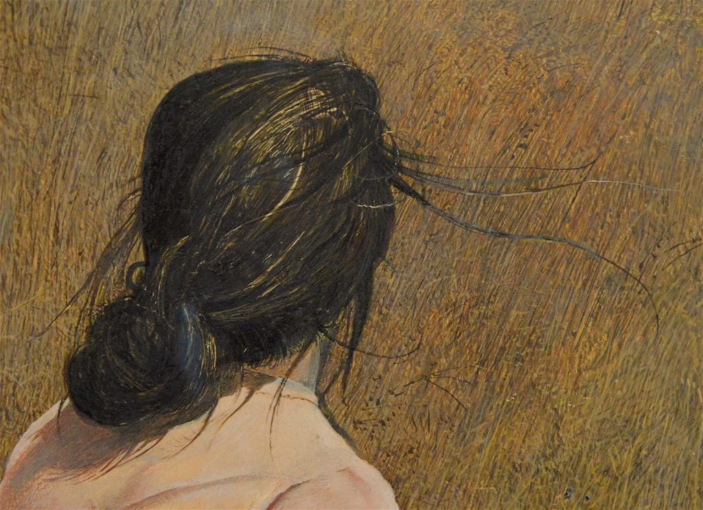 Andrew Wyeth: Andrew Wyeth, Christina’s World, 1948, Museum of Modern Art, New York City, NY, USA. Detail.
