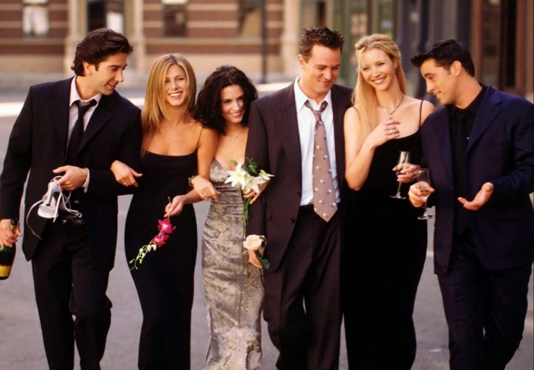 Art in Friends: Friends dir. by Marta Kauffman and David Crane (1994-2004), promotional poster. TMDB.
