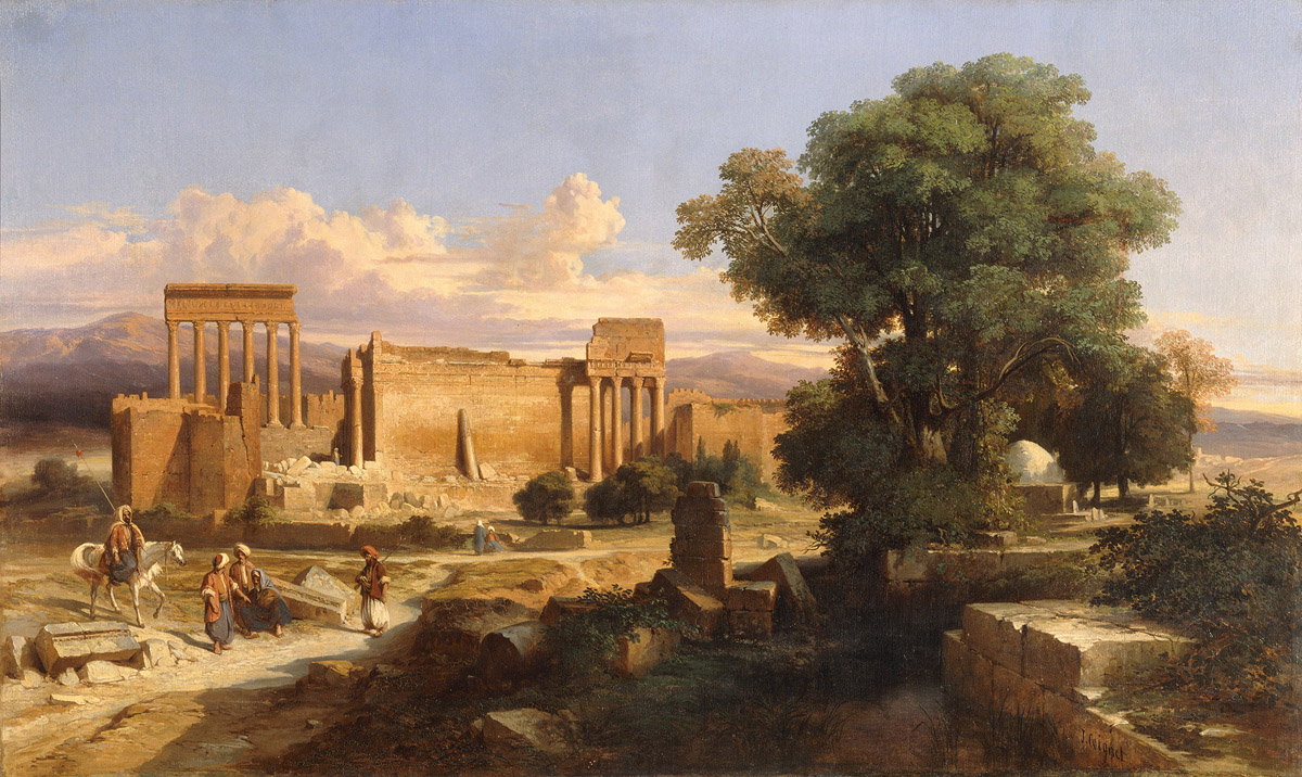 Ruins in art: Jules Louis Coignet, Ruins in Baalbek