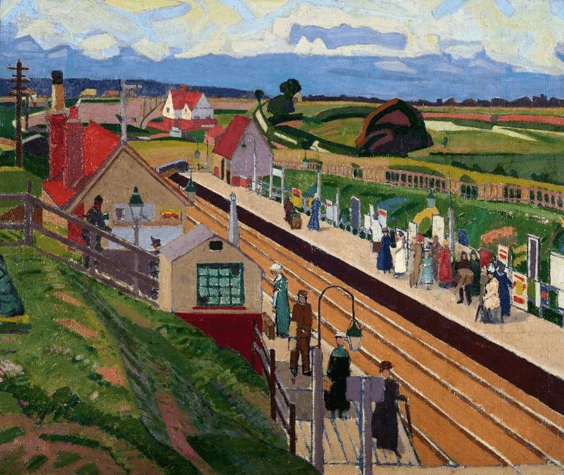 Letchworth Station by Spencer Gore