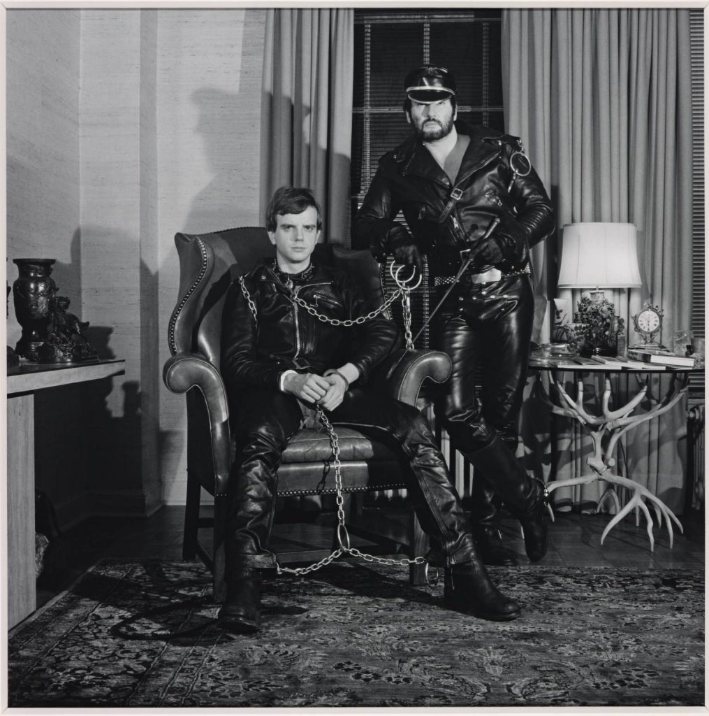 Robert Mapplethorpe: Robert Mapplethorpe, Brian Ridley and Lyle Heeter, 1979, Tate and National Galleries Scotland, Edinburgh, Scotland, UK.
