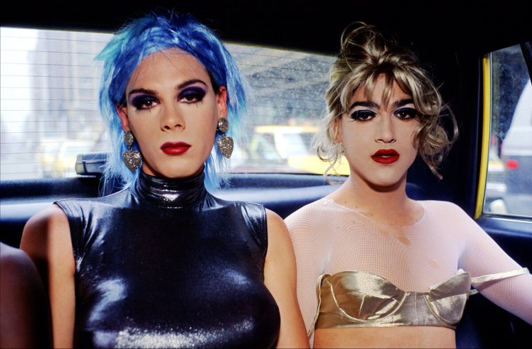 Nan Goldin: Nan Goldin, Misty and Jimmy Paulette in a taxi, NYC, 1991, Tate, London, UK.
