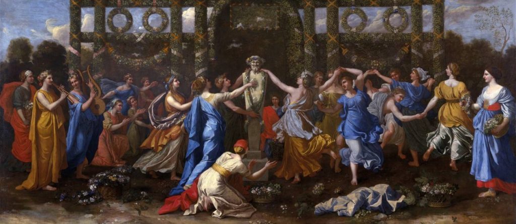 Nicolas Poussin, Hymenaios Disguised as a Woman During an Offering to Priapus, c.1634-8, São Paulo Museum of Art, Sao Paulo, Brazil. 