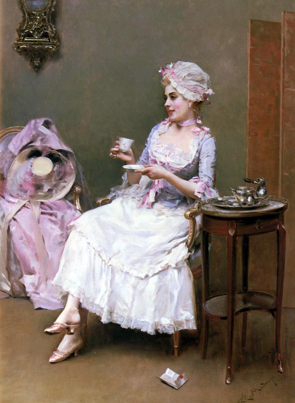 Raimundo de Madrazo, Hot Chocolate, mid-19th century