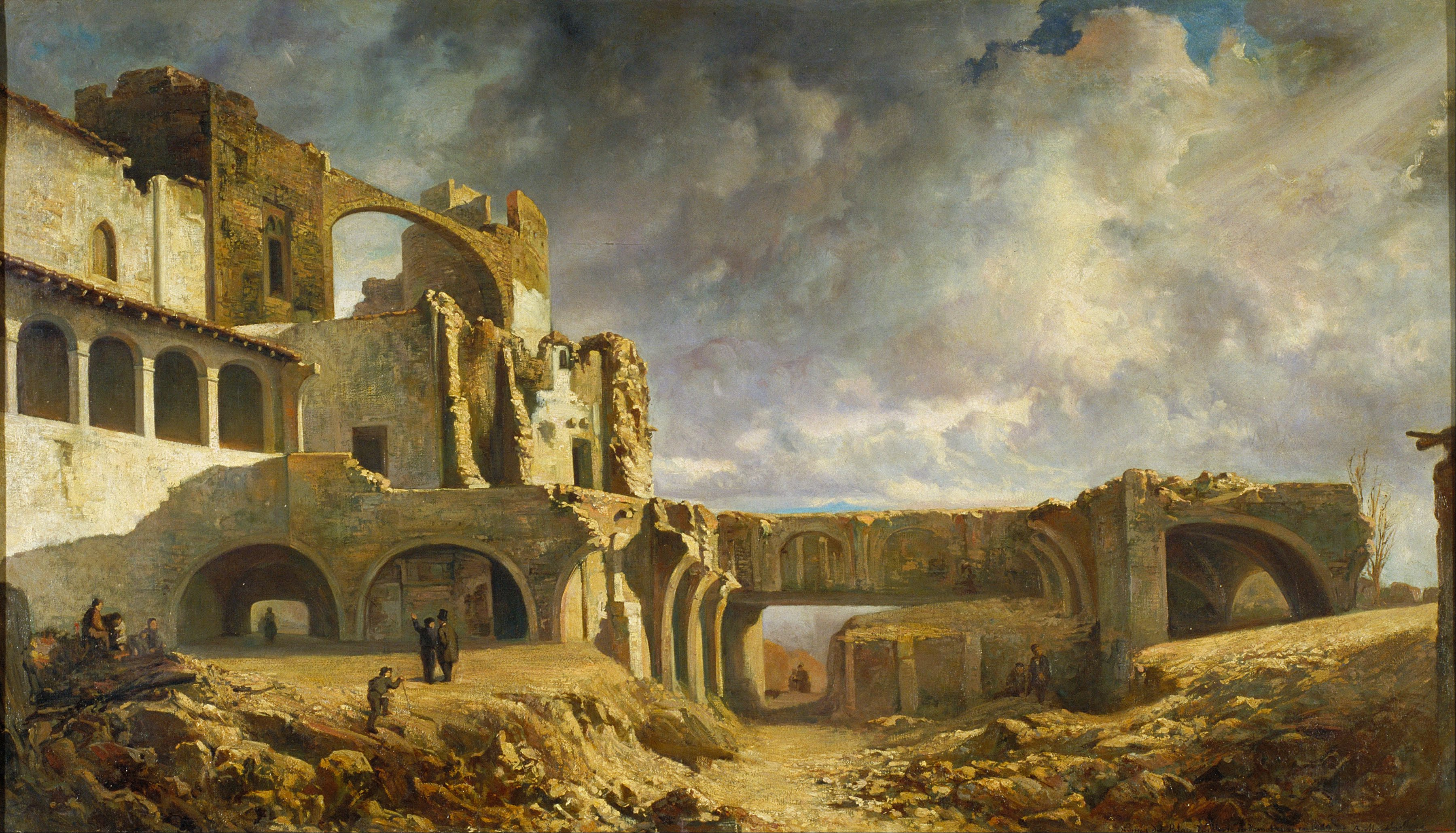 Ruins in art: Ramon Martí Alsina, Ruins of the Palace,