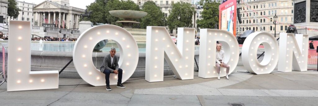 London statues: Launch of the Untold Stories campaign by Sadiq Khan, Mayor of London, 2021.
