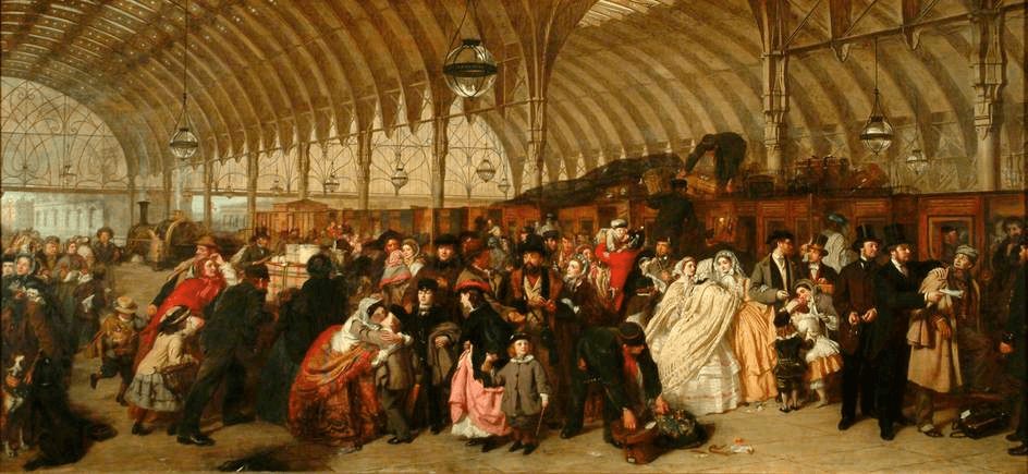 The Railway Station by William Powell Frith