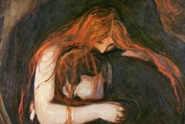 Edvard Munch, Love and pain, 1895, oil on canvas. The Munch Museum, Oslo, Norway.