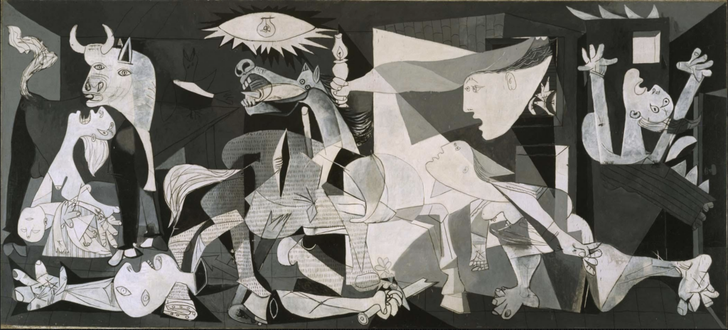 Miró and Picasso: Pablo Picasso, Guernica, 1937, Museo Reina Sofía, Madrid, Spain. © Succession Pablo Picasso
